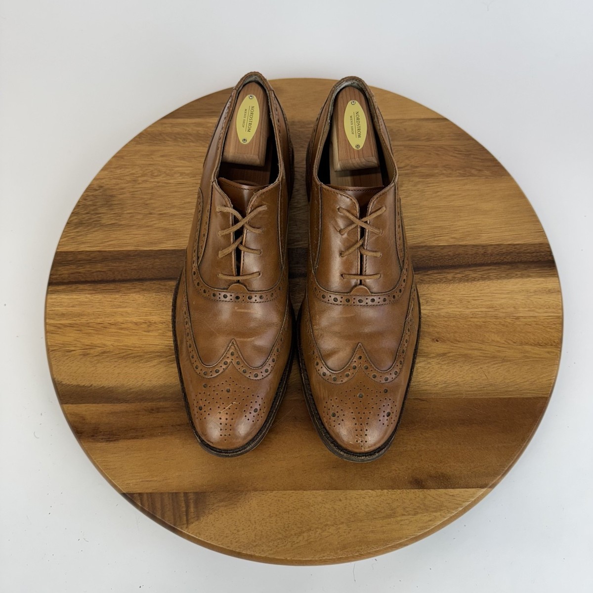 Cole Haan Grand OS C20706 Men’s British Leather Wingtip Oxford Shoes US 8 M Cole Haan Morse Grand Wingtip Oxfords Men main image 2