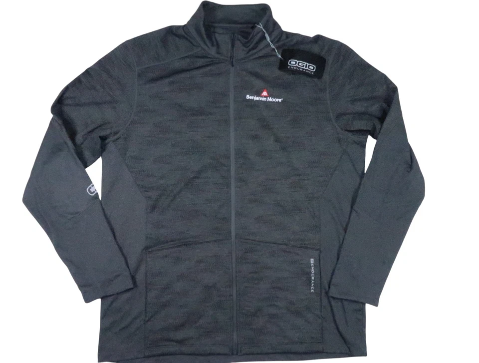 NWT OGIO ENDURANCE BENJAMIN MOORE MEN XXL FLEECE SOFT SHELL ZIP JACKET INTERLOCK - Image 4 of 4
