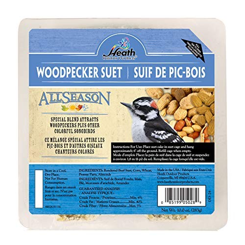 Heath Outdoor Products DD-24 Woodpecker Suet Cake Specially 