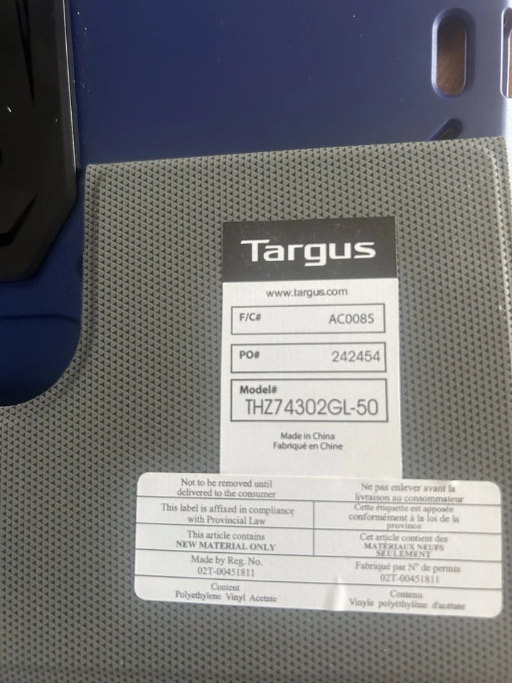 Estuche giratorio Targus Pro-Tek™ para 11 pulgadas iPad Pro® (azul) Foto 4 de 4