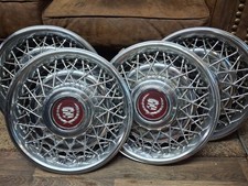 Oem 1980 Cadillac Eldorado 15 Wire Wheel Hubcap Wheel Covers Set Of 4