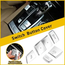 Chrome Handbrake Auto Hold Switch Button Cover Trim Fit BMW 5 7 6 X3 X5 X6 F10