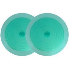 Large Silicone Drain Plug 2-Pack - Hair Stopper for Kitchen Bathroom Use