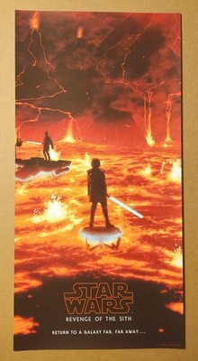 Star Wars Die Rache der Sith Siebdruck von Florey Bottleneck Gallery Brandneu in OVP