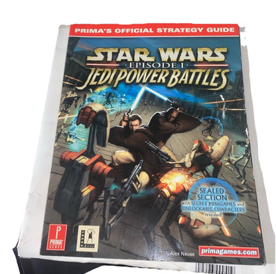 Star Wars Episode 1 Jedi Power Battles Prima's Official Strategy Guide NO POSTER