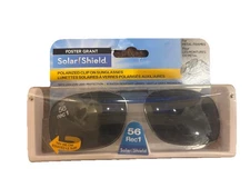 Brand New Foster Grant Solar Shield Polarized Clip on Sunglasses 56 Rec 1