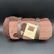 NWT Woolrich Pet Blanket 30x60 inches With Harness Buckle Straps  Handle Travel