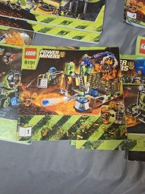 Lego Power Miners 8964 8191 8709 8959 8961 8191  8958 8189 8962 Instructions Lot