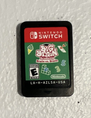 Big Brain Academy: Brain vs Brain (Nintendo Switch) Game Cartridge Only Tested