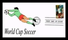 DR JIM STAMPS US COVER WORLD CUP SOCCER 50C FDC TBEAR LIMITED EDITION