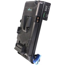 IndiPRO V-Mount Battery Adapter Plate with USB Type-C Converter  15mm Rod Syste
