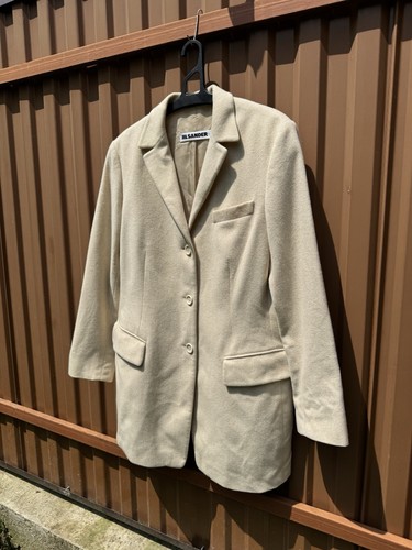 VTG Jil Sander Cashmere Distressed Coat - Picture 2 of 18