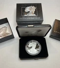 2025 W American Silver Eagle Proof Dollar West Point Mint Case & COA