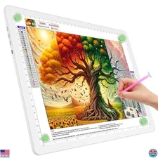 A4 Bright Light Board for Diamond Painting, Tracing, Sketching & Drawing