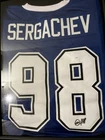 MIKHAIL SERGACHEV Signed Custom Hockey Jersey Tampa Bay Lightning OKAuthentics