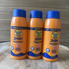  3 Banana Boat Sport 360 Coverage Sunscreen Mist Refill - 5.5 fl oz Exp 11/26