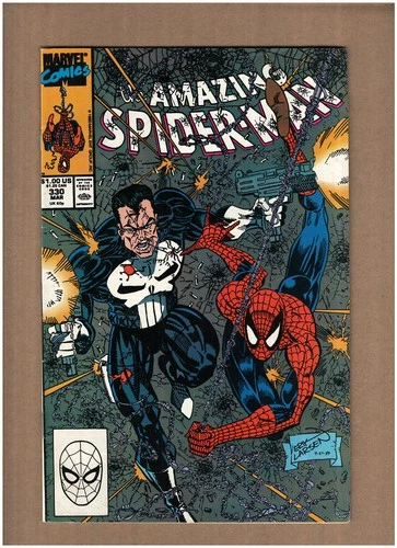 Amazing Spider-Man #330 Marvel Comic 1990 Erik Larsen PUNISHER VG/FN 5.0