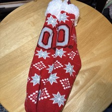 Ohio State University OSU Buckeyes FOCO Footy Slipper Adult NCAA Big 10 College