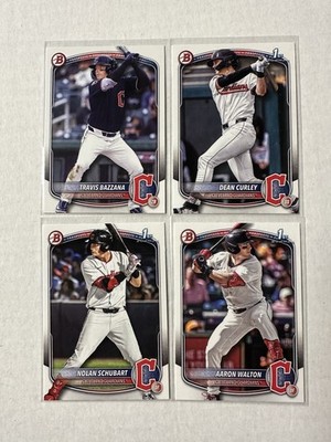 2025 Bowman Draft Guardians RC Team Set Bazzana Curley Schubart Walton (4)
