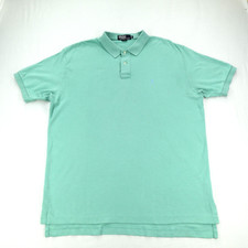 Polo Ralph Lauren Polo Shirt Men s XL Turquoise Green Short Sleeve Cotton Pony