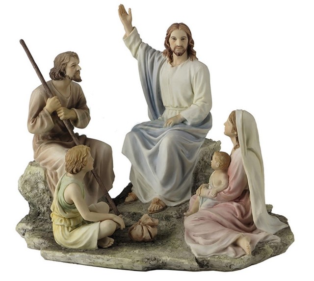 10.5" Jesus Christ Preaching Statue Sculpture Jesucristo Cristo Figure
