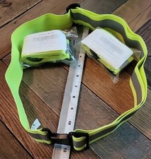 Hi-Vis Reflective Safety Belt Lot of 3 US Military PT,Road Work,Construction