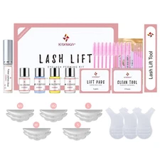 2025 Upgraded Lash Lift Kit Professional Semi-Permanent Curling Eyelash Perm ...