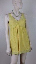 Ladies EXPRESS BLOUSE TOP /MINI DRESS Size S JUNIOR Lace Empire waist sleeveless