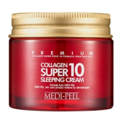 Medi-peel Collagen Super 10 Sleeping Cream 70ml Anti Aging Elastic Nutrition 
