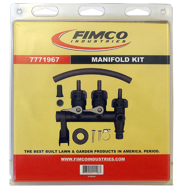 FIMCO Sprayer Parts Manifold Kit with Quick Connect Large On Off Valves