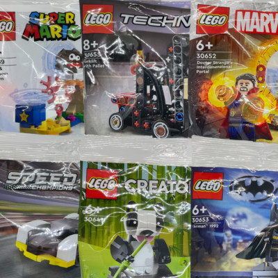 LEGO Polybags Speed Champions, Marvel, Batman, Creator, Super Mario, Technic NEW