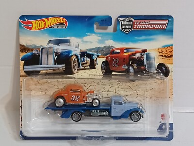 2021 Hot Wheels Car Culture Team Transport #32 '32 Ford & Speed Waze