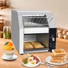 Hakka 450 Slices/Hour Conveyor Toaster Commercial  Countertop Bread Toaster