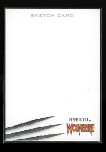 Marvel 2022 Fleer Ultra Wolverine Artist Sketch Card Blank