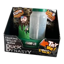 Duck Dynasty Talking Willie's Bank Brand New In Box Works