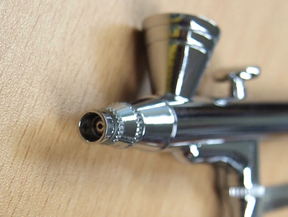 Juego de kit de alimentación por gravedad cepillo de aire de doble acción de 0,2 mm/2 cc  Foto 2 de 4