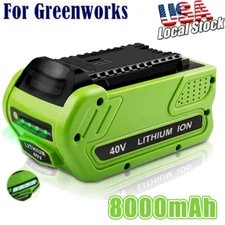 40 Volt 8Ah 29472 For Greenworks 40V Lithium G-MAX Battery 29462 29482 Cordless