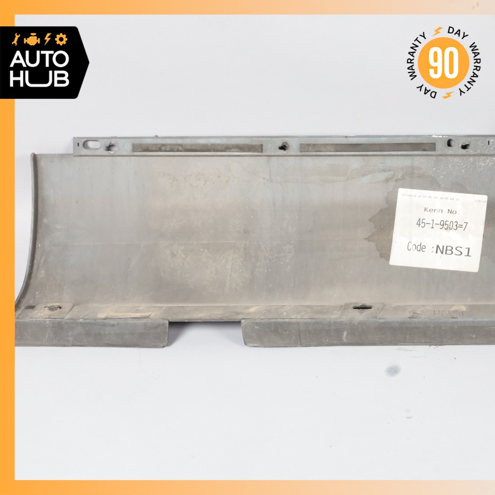 07-11 Bentley Continental GTC Left Driver Side Skirt Rocker Panel Black OEM 59k