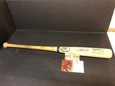 Chris Capuano Milwaukee Brewers NY Mets Yankees Dodgers Signed Autograph Bat