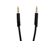 ASTRO 2.0M A40 AUX CABLE 3.5mm 4pole jack provides audio and voice communication