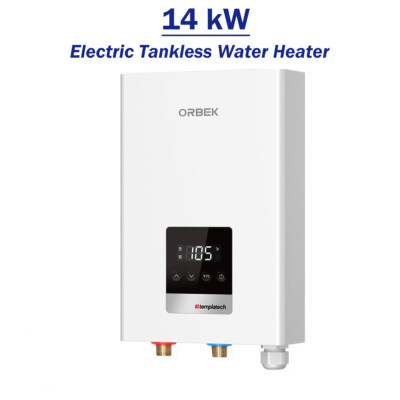 #ad ORBEK Tankless Water Heater Electric 14kW Instant Hot Water For Kitchen Bathroom $269.99