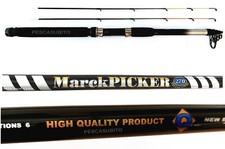 canna rushpicker 2.70m ledgering feeder pesca mare lago mix carbonio pasturatore