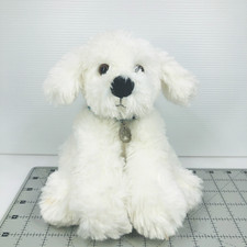 Cody Bear Fluffuns White Dog Plush 8 Inch Stuffed Animal Toy