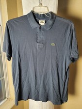 Lacoste Regular Fit Fresh Cotton Piqu Polo Shirt Dark Blue Small Short Sleeve