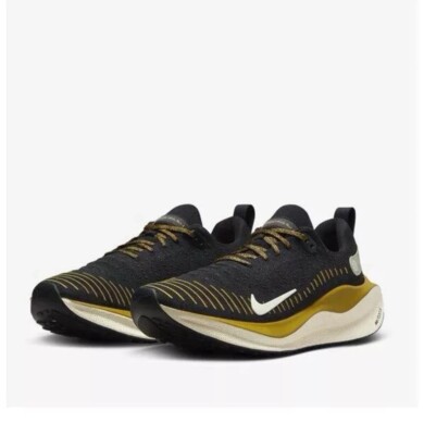 NIKE REACTX INFINITY RUN 4 ''FLYKNIT'' BLACK-SEA GLASS-BRONZINE Uk 14 DR2665-006