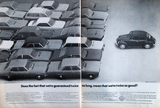 1971 Vintage Volkswagen Beetle Bug original ad A210