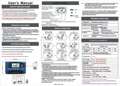 Solar Panel Regulator Charge Controller 12V/24V Auto Focus Tracking MPPT PWM - Picture 11 of 55