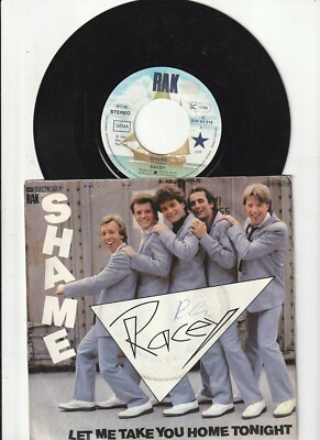 Racey -Shame      let me take you home tonight ...