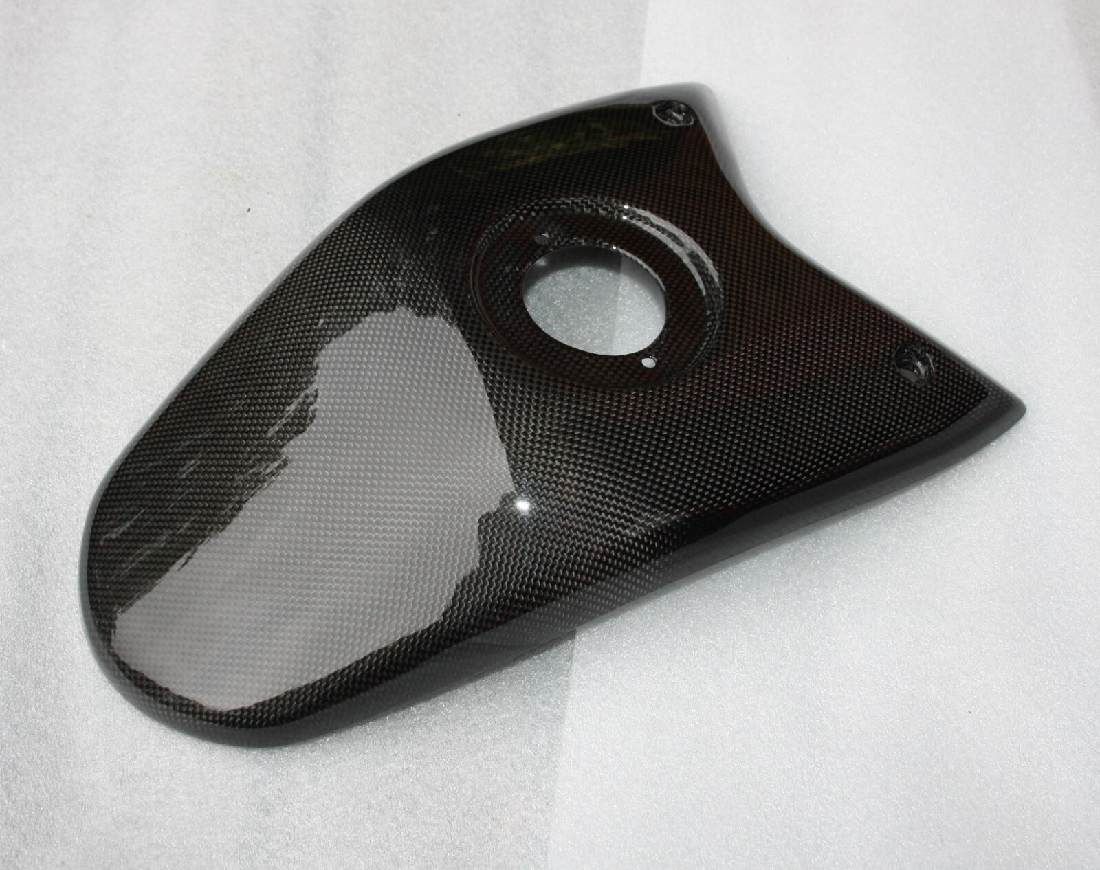 Écope réservoir carbone brillant Ducati Hypermotard pour les sorties