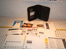 BMW 97 750iL E38 manual del propietario 1 juego de 10 folletos/papel y cuero BMW 1 estuche